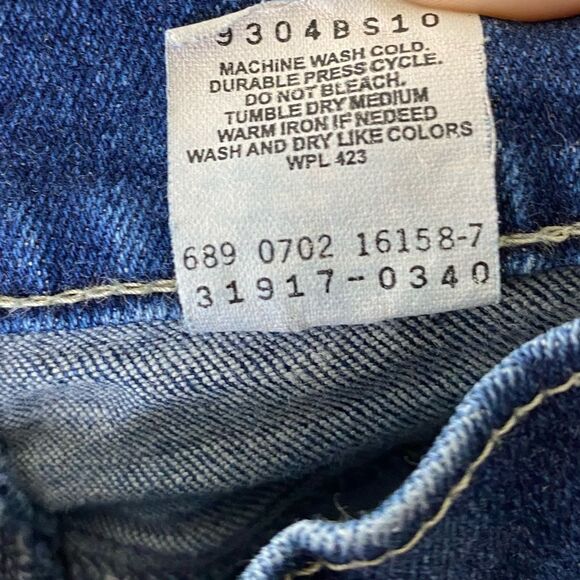 Levi’s Jeans Girls Blue Denim 517 Flare Y2K Vintage Stretch 5 Pockets 10 1/2 - Picture 8 of 9